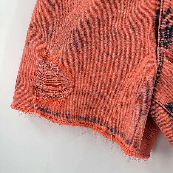 HABITUAL KID Jean Shorts Size 16 Girls Denim Coral Retro High Rise Ritual NWT - Picture 13 of 16